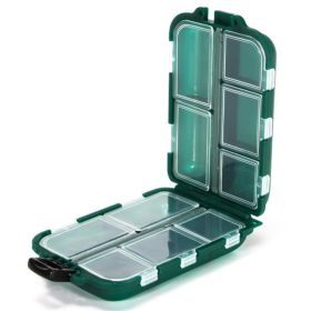 Fishing Lure Box Fishing Tackle Box Fishing Bait Box For Outdoor Fishing; Fishing Accessories (Color: green)