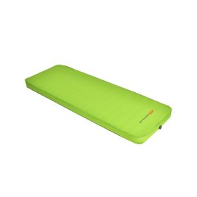 Self Inflating Folding Camping Sleeping Mattress with Carrying Bag (Color: green)